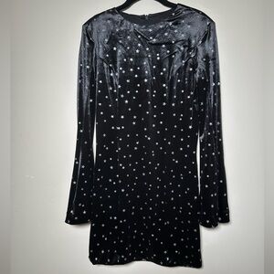 Ever New Black Star Mini Dress